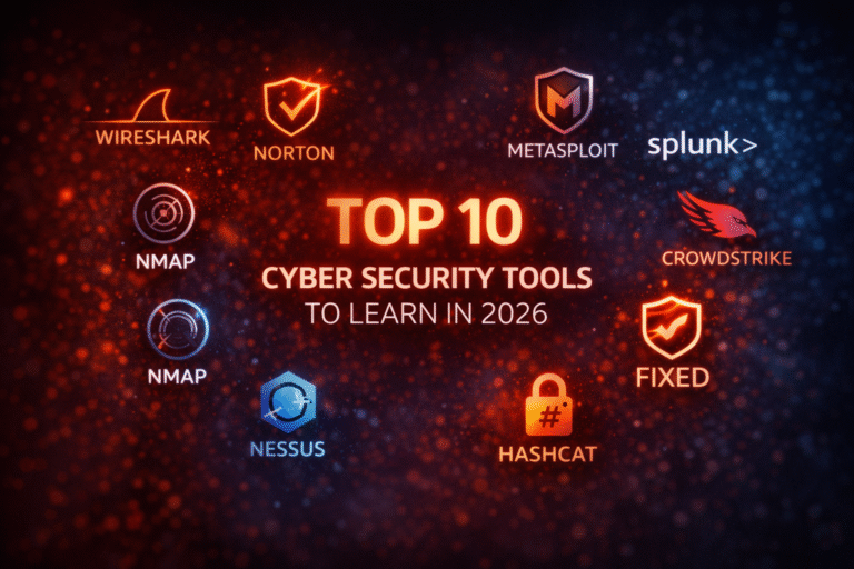 Top 10 Cyber Security Tools to Learn in 2026 (For Career Success)